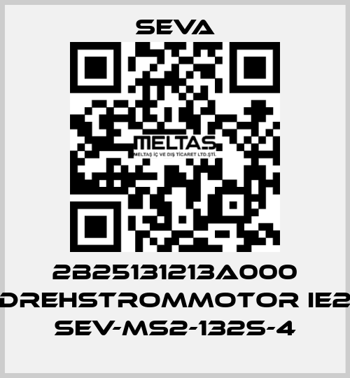 2B25131213A000 DREHSTROMMOTOR IE2 SEV-MS2-132S-4 SEVA