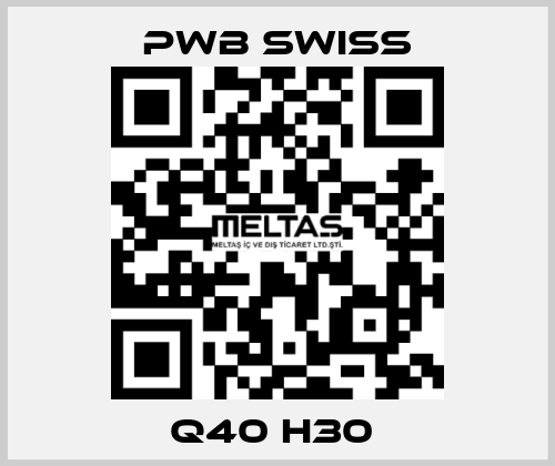 Q40 H30  PWB Swiss