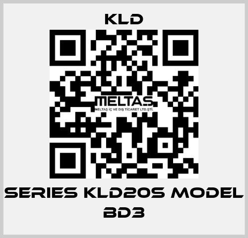 Series KLD20S Model BD3 KLD