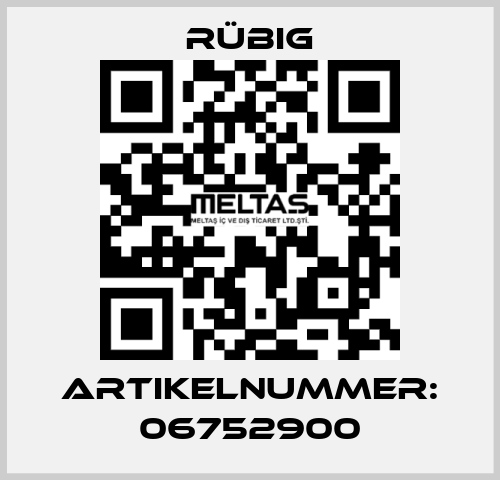 Artikelnummer: 06752900 Rübig