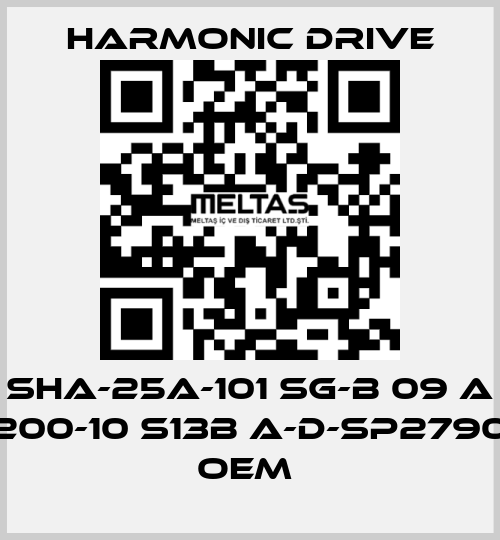 SHA-25a-101 SG-B 09 A 200-10 S13b A-D-SP2790 oem  Harmonic Drive