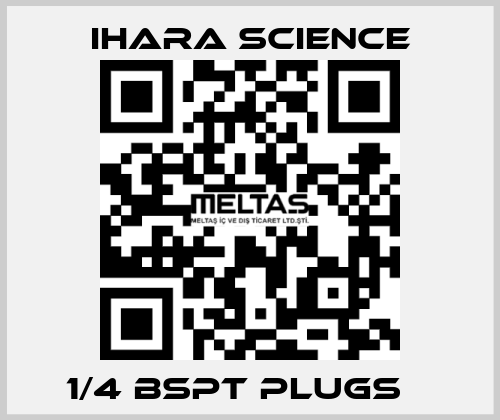 1/4 BSPT PLUGS    Ihara Science