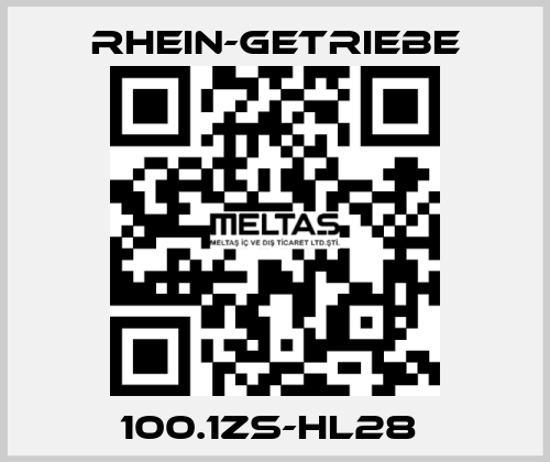 100.1ZS-HL28  Rhein-Getriebe