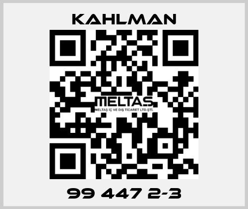 99 447 2-3 Kahlman