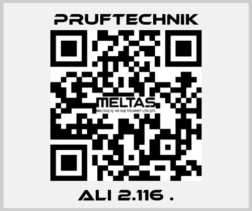 ALI 2.116 . Pruftechnik