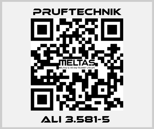 ALI 3.581-5  Pruftechnik