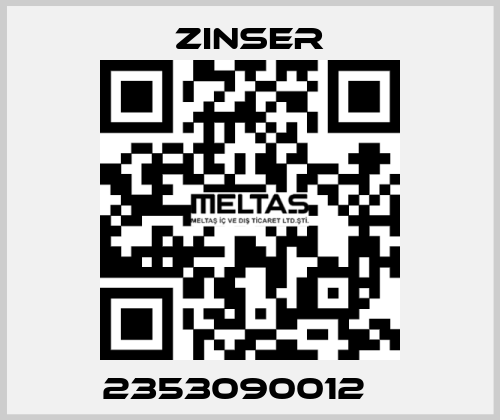 2353090012    Zinser