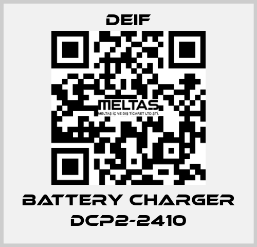 BATTERY CHARGER DCP2-2410 Deif