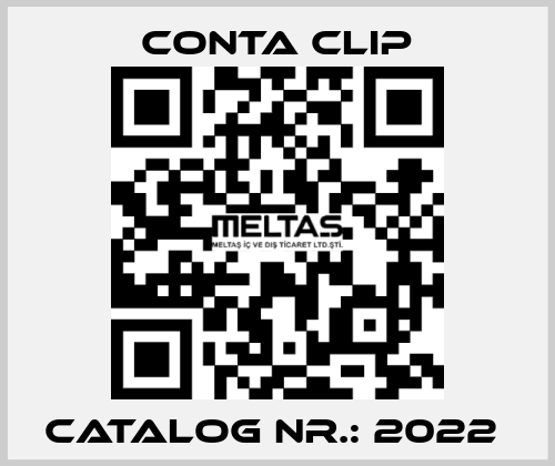 CATALOG NR.: 2022  Conta Clip