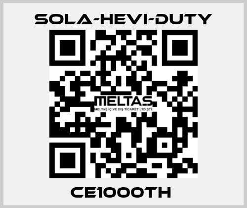 CE1000TH  Sola-Hevi-Duty