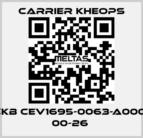 CKB CEV1695-0063-A0001 00-26  Carrier Kheops