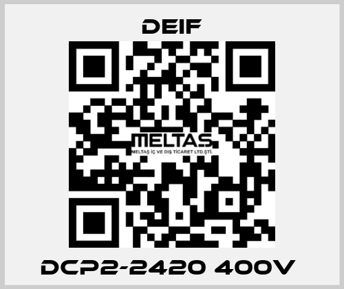 DCP2-2420 400V  Deif