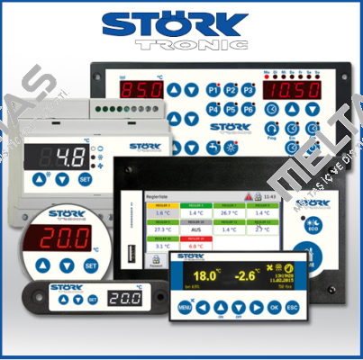 ST181 operating unit RJ45 °C %rH  Stork tronic