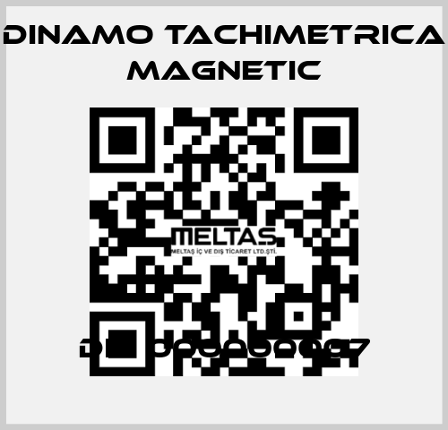 DIN 000000007 Dinamo Tachimetrica Magnetic