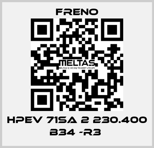 HPEV 71SA 2 230.400 B34 -R3  Freno