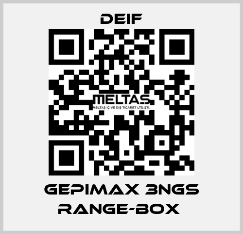 GEPIMAX 3NGS RANGE-BOX  Deif