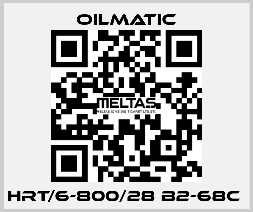 HRT/6-800/28 B2-68C  OILMATIC