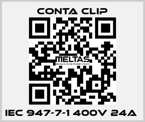 IEC 947-7-1 400V 24A  Conta Clip