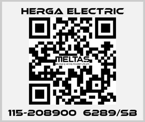 115-208900  6289/SB Herga Electric