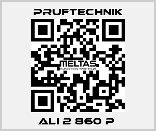 ALI 2 860 P  Pruftechnik