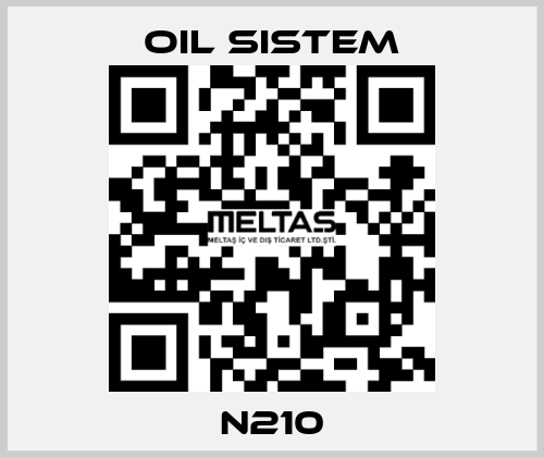 N210 Oil Sistem