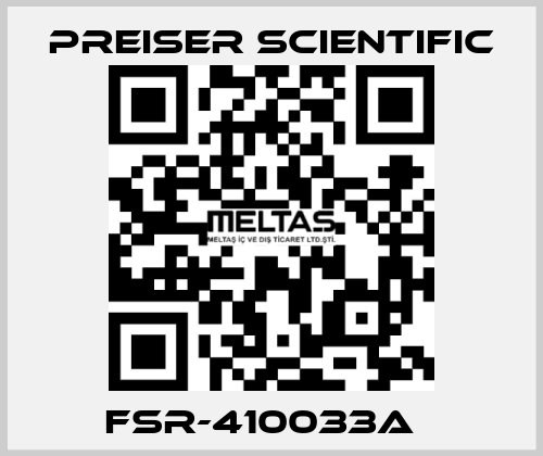 FSR-410033A   Preiser Scientific