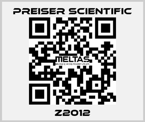 Z2012 Preiser Scientific