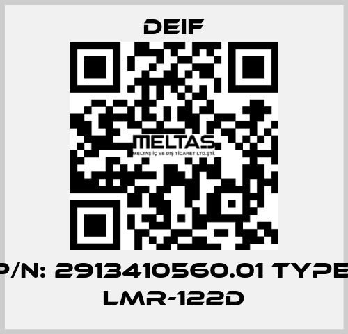 P/N: 2913410560.01 Type: LMR-122D Deif