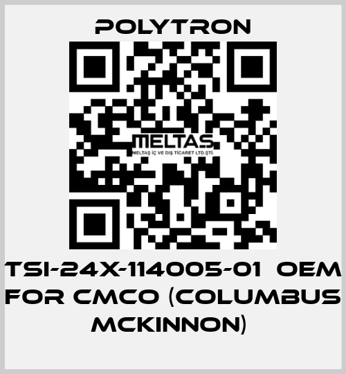 TSI-24X-114005-01  OEM for CMCO (Columbus McKinnon)  Polytron