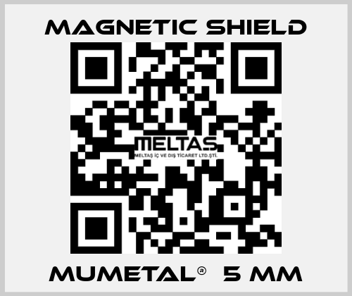 MuMetal®  5 mm Magnetic Shield