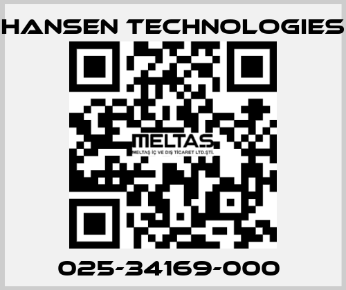 025-34169-000  HANSEN TECHNOLOGIES