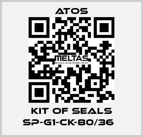 Kit of seals SP-G1-CK-80/36   Atos