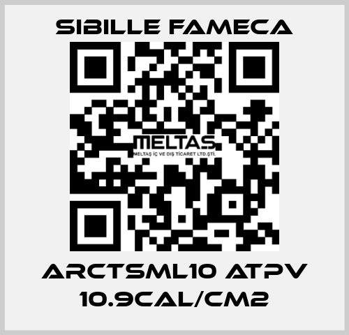 ARCTSML10 ATPV 10.9CAL/CM2 Sibille Fameca