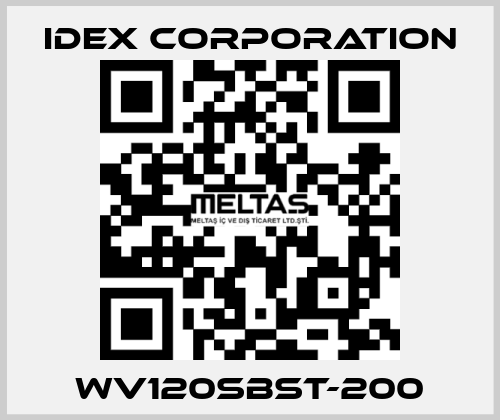 WV120SBST-200 IDEX Corporation