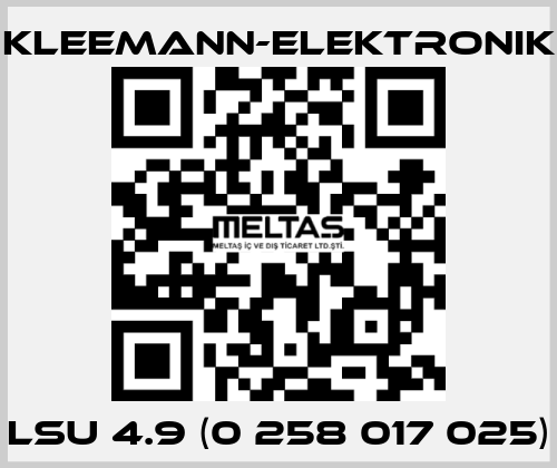 LSU 4.9 (0 258 017 025) Kleemann-Elektronik