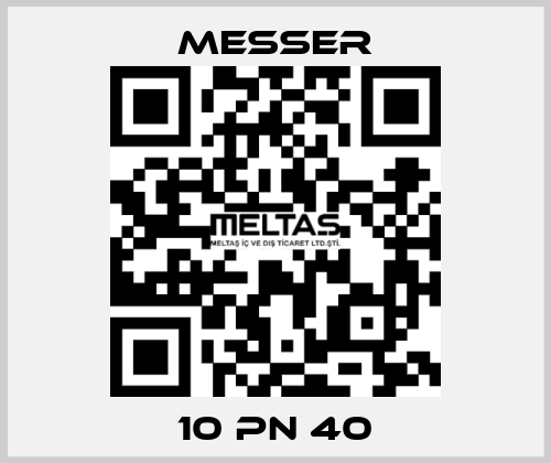 10 PN 40 Messer