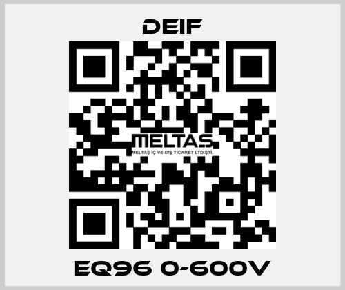 EQ96 0-600V Deif