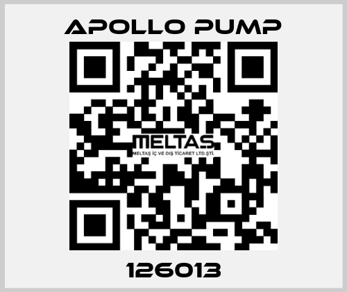 126013 Apollo pump