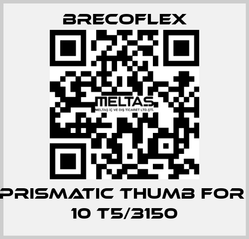 Prismatic thumb for  10 T5/3150 Brecoflex