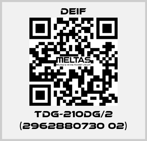 TDG-210DG/2 (2962880730 02) Deif