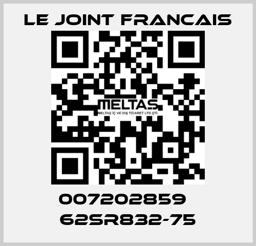 007202859   62SR832-75 LE JOINT FRANCAIS