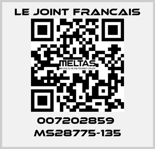 007202859  MS28775-135 LE JOINT FRANCAIS