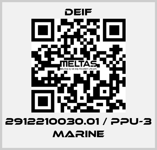 2912210030.01 / PPU-3 Marine Deif