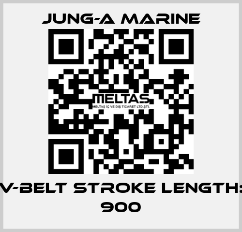 V-belt stroke length: 900 JUNG-A MARINE