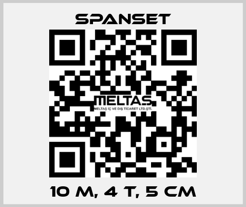 10 M, 4 t, 5 cm SpanSet