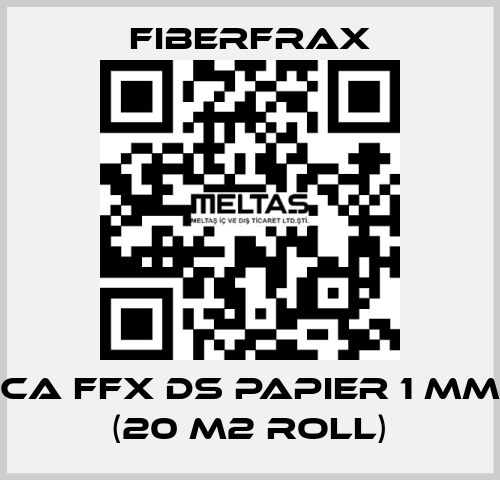 CA FFX DS PAPIER 1 MM (20 m2 roll) Fiberfrax