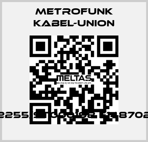 2255/ST000198 E148702 METROFUNK KABEL-UNION