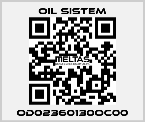 OD02360130OC00 Oil Sistem