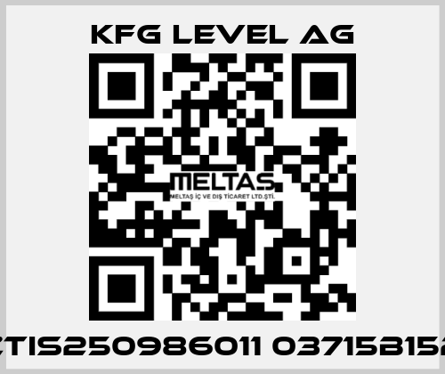 ZTIS250986011 03715B152 KFG Level AG