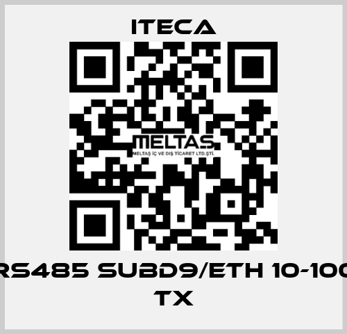 RS485 SUBD9/ETH 10-100 TX iteca